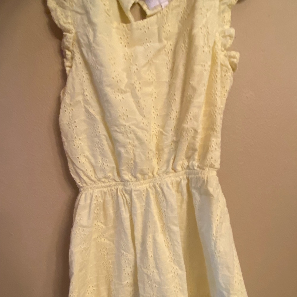 Big girls yellow sundress